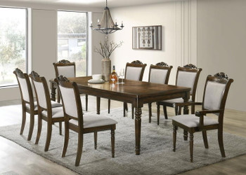 Willowbrook - 9 Piece Rectangular Dining Table Set - Walnut