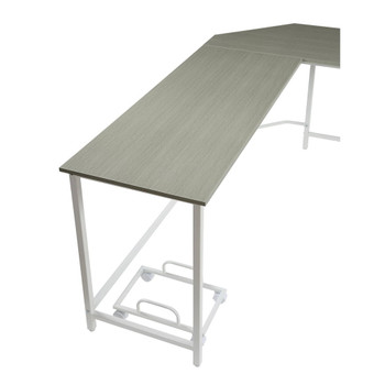 Bambina - Computer Desk - Gray & White