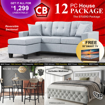 The STUDIO 12 Piece Home Furniture Package