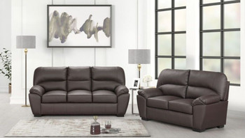 Keiko Brown Sofa & Loveseat