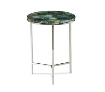 Foster - Jaspe Top Chairside Table - Green
