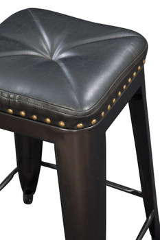 Hank - Barstool (Set of 2) - Black