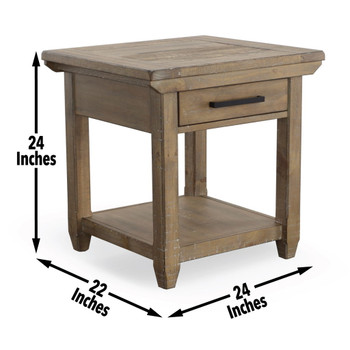 Riverdale - End Table - Brown