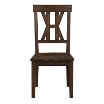 Auburn - Side Chair (Set of 2) - Dark Brown