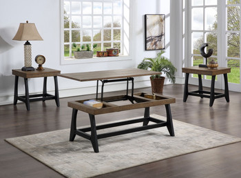 Ralston - 3 Piece Occasional Table Set - Brown