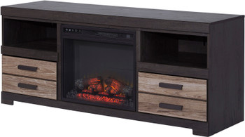NEWTON 63" Wide TV Stand with Fireplace