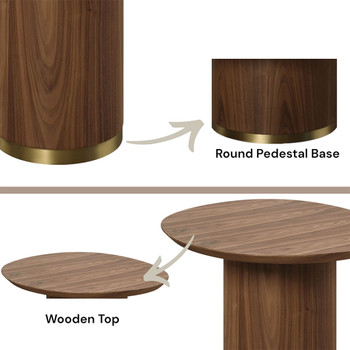 Willene - End Table - Walnut