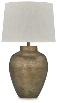 Madney - Antique Gold Finish - Metal Table Lamp