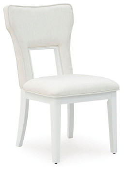 Chalanna - White - Dining Upholstered Side Chair (Set of 2)