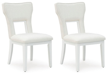 Chalanna - White - Dining Upholstered Side Chair (Set of 2)