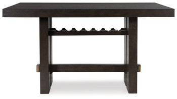 Burkhaus - Dark Brown - Rectangular Dining Room Counter Table