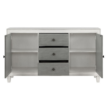 Katia - Server - Rustic Gray & Weathered White