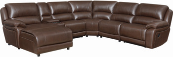 GANNON 132" Wide Reclining Sectional