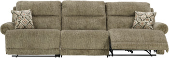 BENNETT 128" Wide Power Zero Wall 2 Recliner Sofa