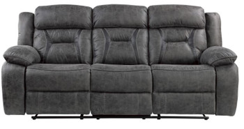 PEGASUS Gray 3 Piece Reclining Livingroom