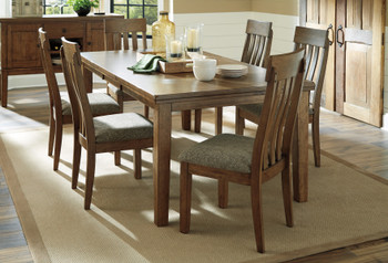 NELA Light Brown 7 Piece Dining Set