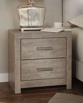 Culverbach - Two Drawer Night Stand - Gray