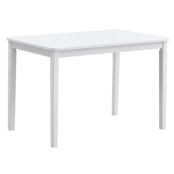 Fidelity - 5 Piece Dining Set - White & Gray