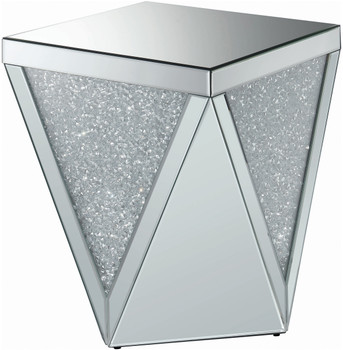 YEZENIA Mirrored 39" Wide End Table