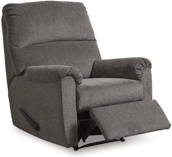 AKMAN Gray 35" Wide x 41" Height Wide Recliner