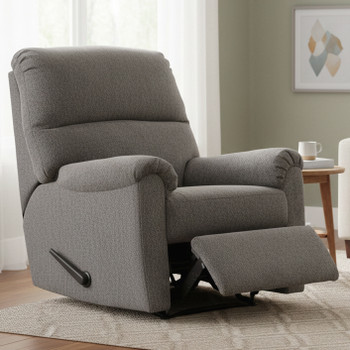AKMAN Gray 35" Wide x 41" Height Wide Recliner