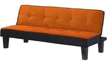 LEOLA Orange 66" WideSofa Bed