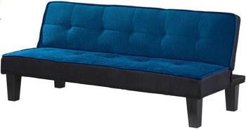 LEOLA Blue 66" Wide Sofa Bed