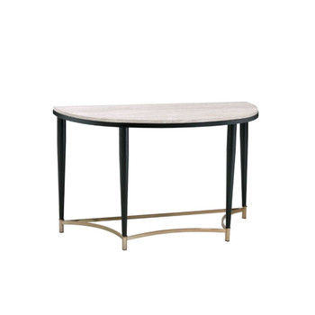 Ayser - Sofa Table - White Washed & Black