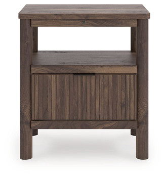Pamytta - One Drawer Night Stand - Brown