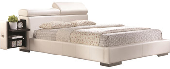 ALEXANDER White Queen Bed with Storage