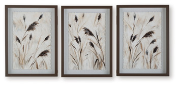 Honslow - Brown / Black / White - Wall Art Set (Set of 3)