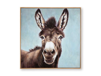 Landerton - Brown / Blue / White - Wall Art