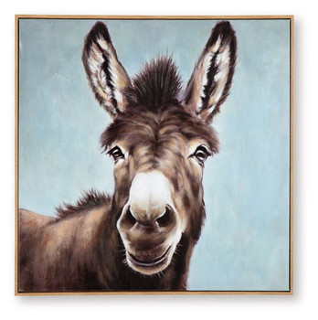 Landerton - Brown / Blue / White - Wall Art