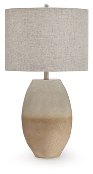 Linas - Cream / Beige - Metal Table Lamp