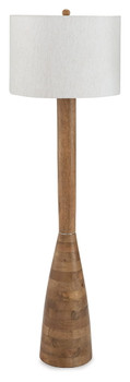 Ailsa - Natural Brown - Wood Floor Lamp