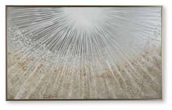 Waldard - Gray / Taupe / White - Wall Art