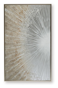 Waldard - Gray / Taupe / White - Wall Art