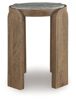 Gavrilley - Gray / White / Brown - Accent Table