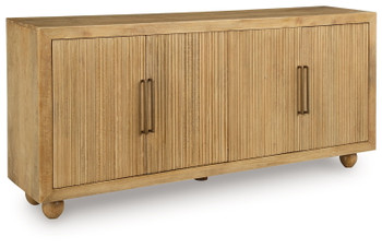 Niam - Light Antique Beige - Accent Cabinet