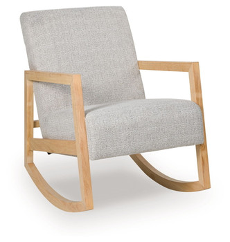 Wychworth - Gray / Natural - Accent Chair