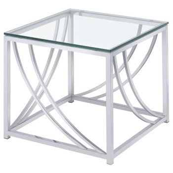 Lille - Glass Top Entryway Sofa Console Table Accents