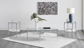 Cadee - Oval Coffee And End Table Set