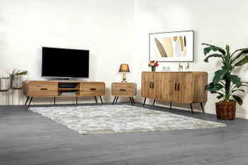 Rowan - One Drawer End Table/Bedside Table - Natural