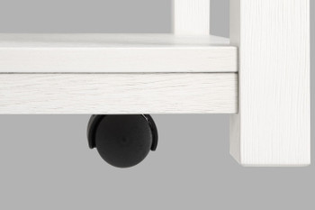 Dakota - Coffee Table With Casters - White