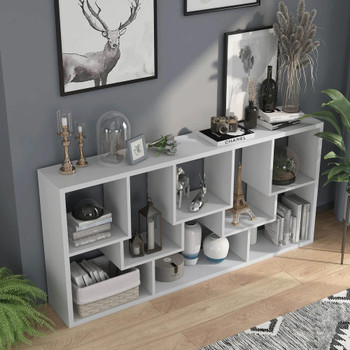 COLM White 71" x 35" Bookcase (RTA)