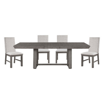 Gresham - 5 Piece Set (Table & 4 Side Chairs) - Gray