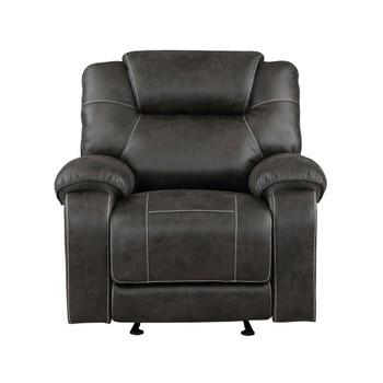 Gainesville - Glider Reclining Chair - Chocolate