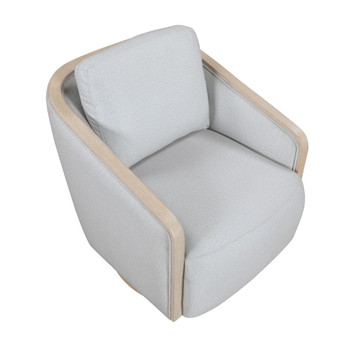 Hugo - Swivel Chair - Gray