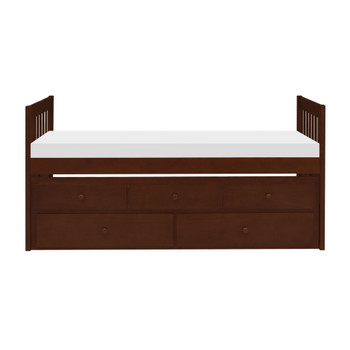 Rowe - Twin/Twin Trundle Bed - Cherry