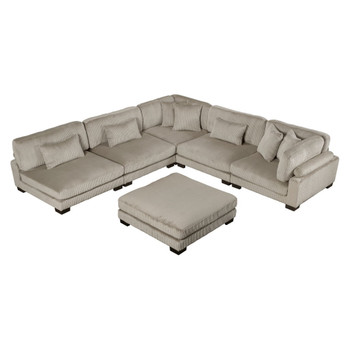 Traverse - Sectional With Ottoman